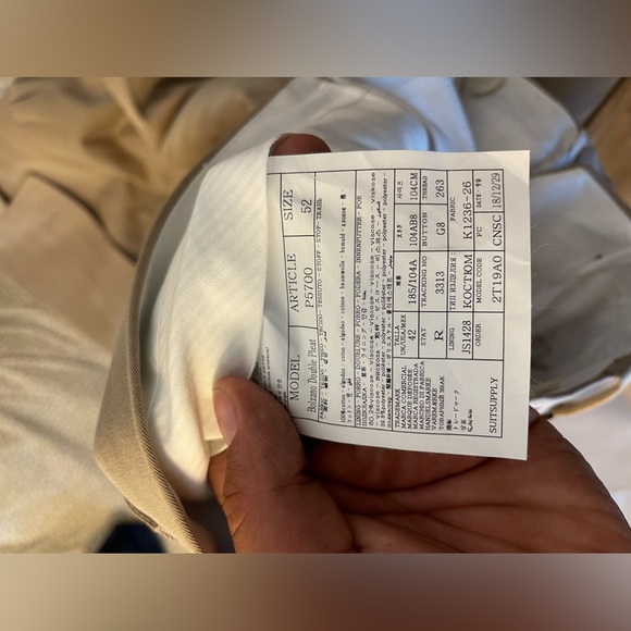 Suitsupply Tan Herringbone Suit 42r - Picture 11 of 12